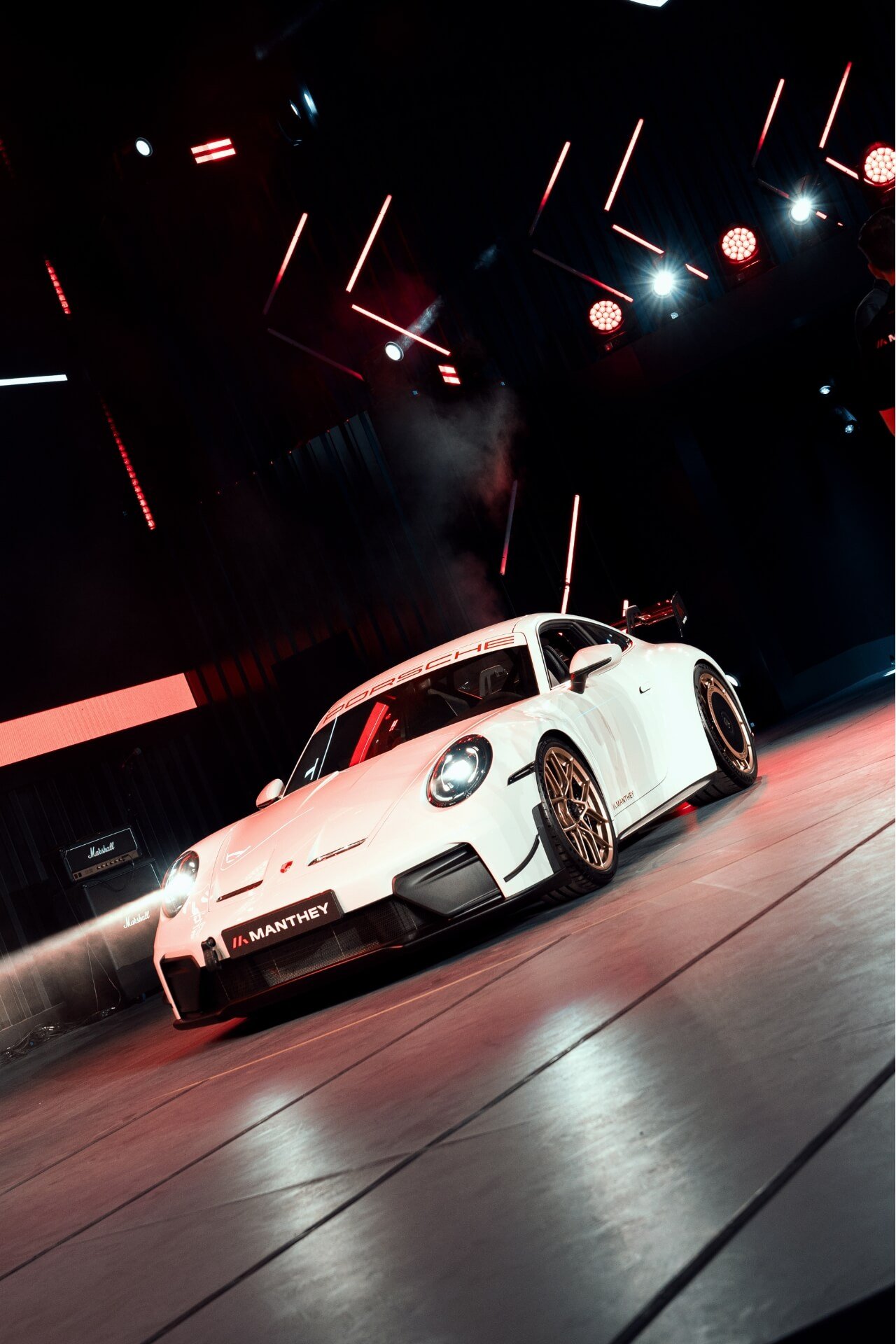 Porsche Manthey edition on stage at Icons of Porsche Dubai 2025