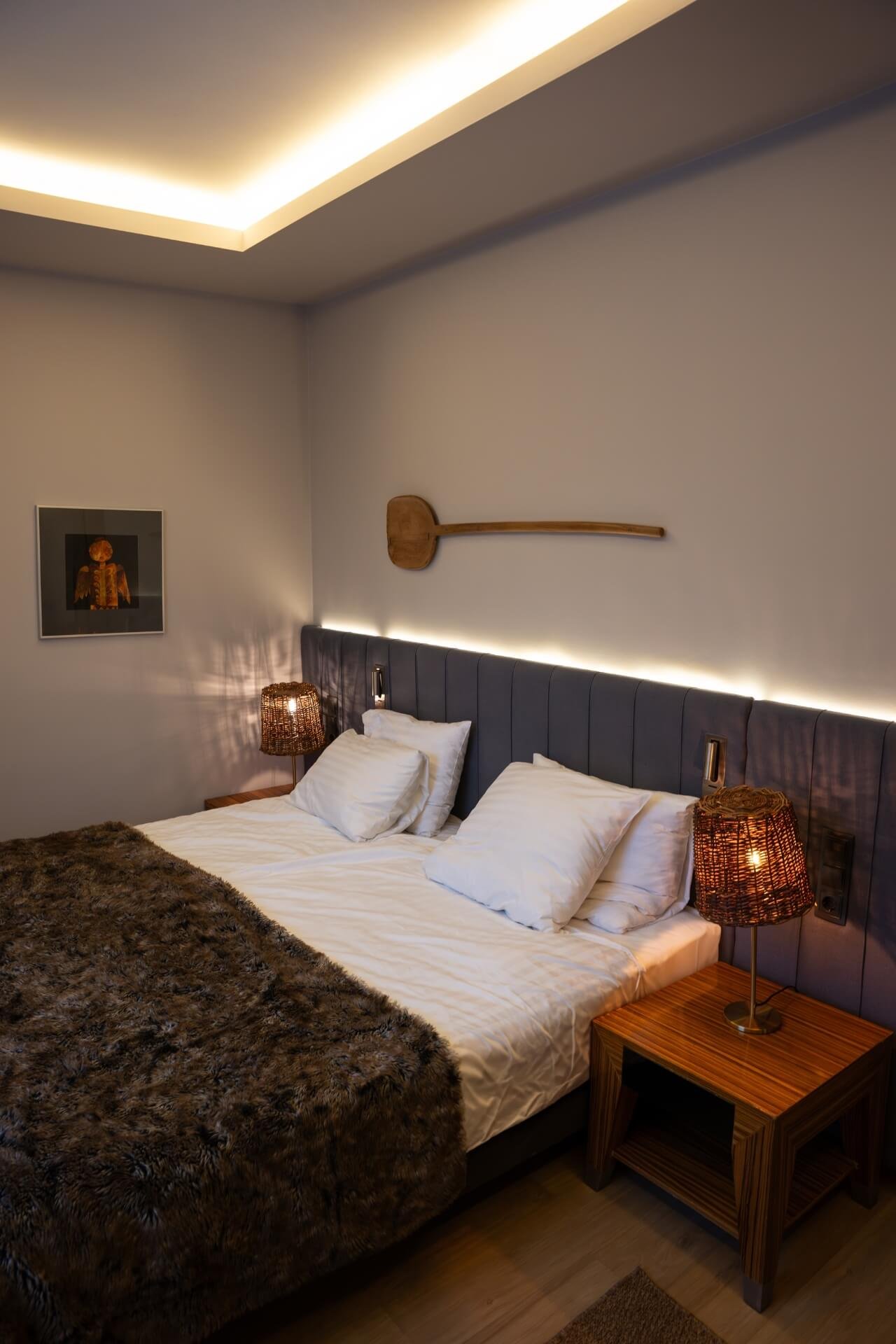 Cozy room interior at Balvanyos Resort