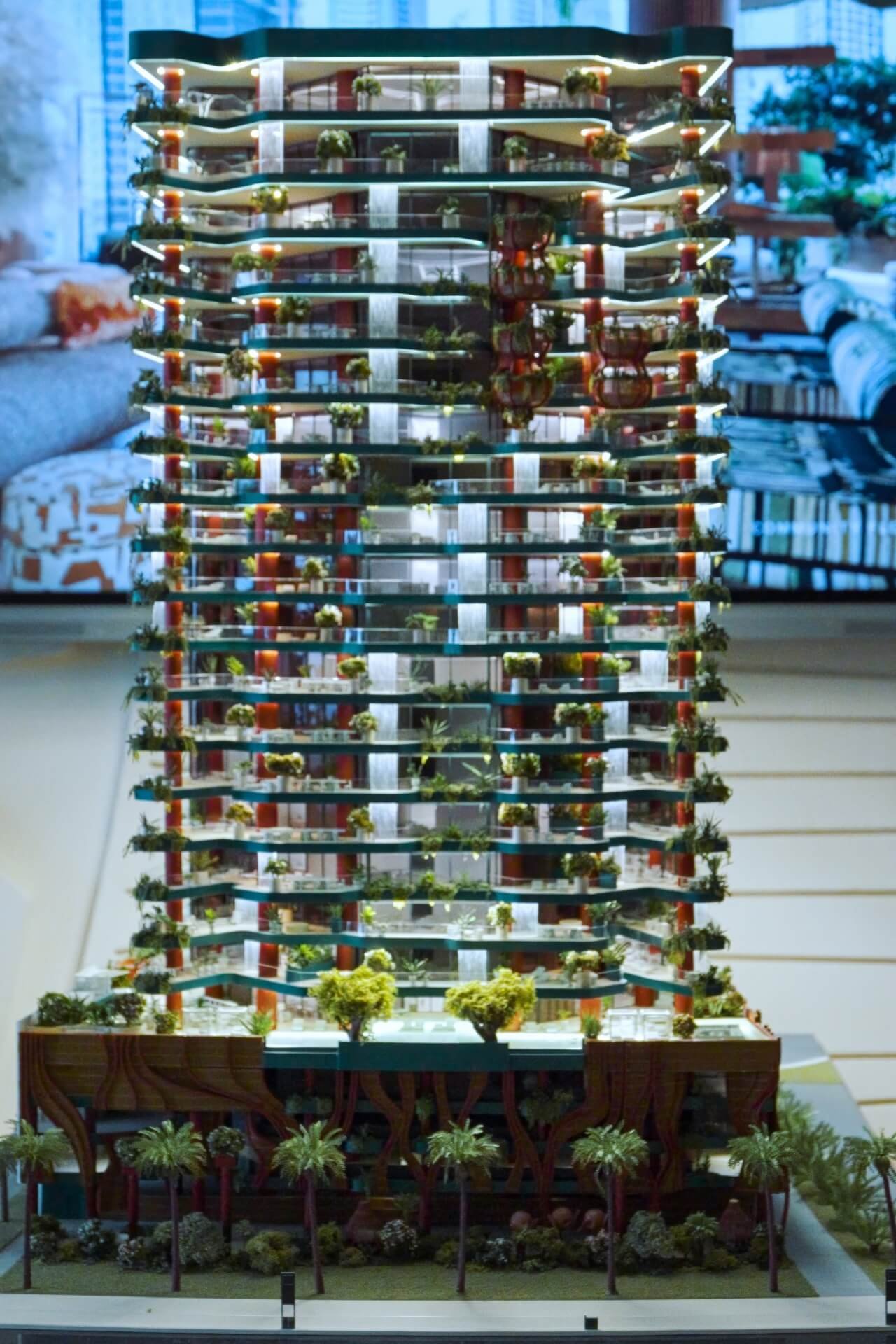 Eywa mock-up design inside Eywa showroom