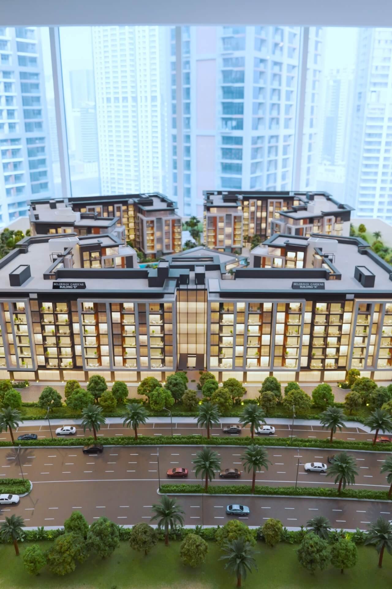 Mock-up project from inside Ellington showroom