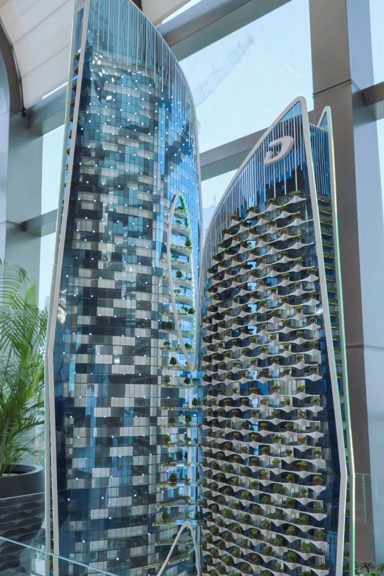 Skyscrapers mock-up at Damac